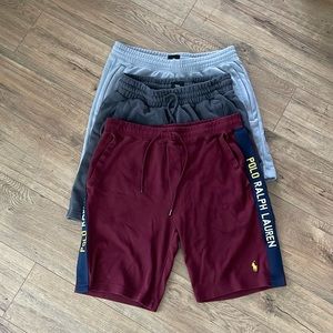 MENS SHORTS (2 H&M BRANDS & 1 POLO)